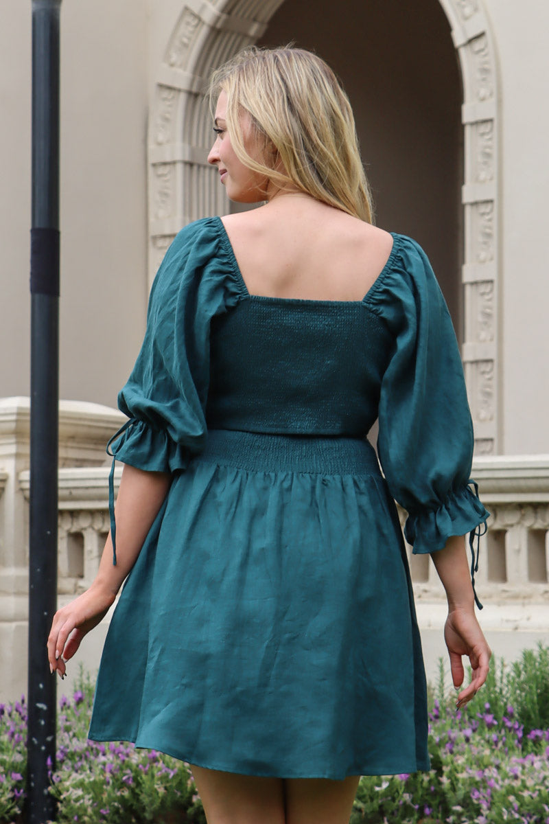 Poppy Emerald Skirt