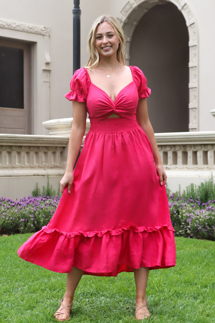 Marianne Hot Pink Dress