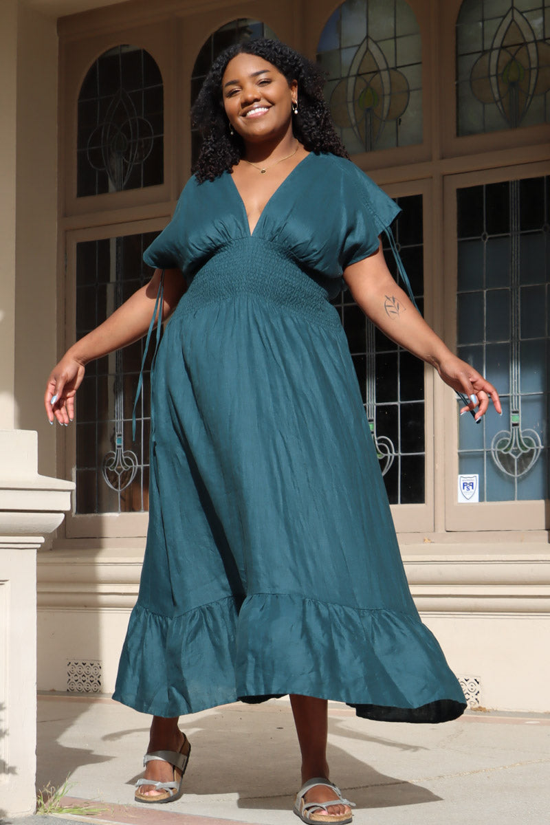 Magnolia Emerald Dress
