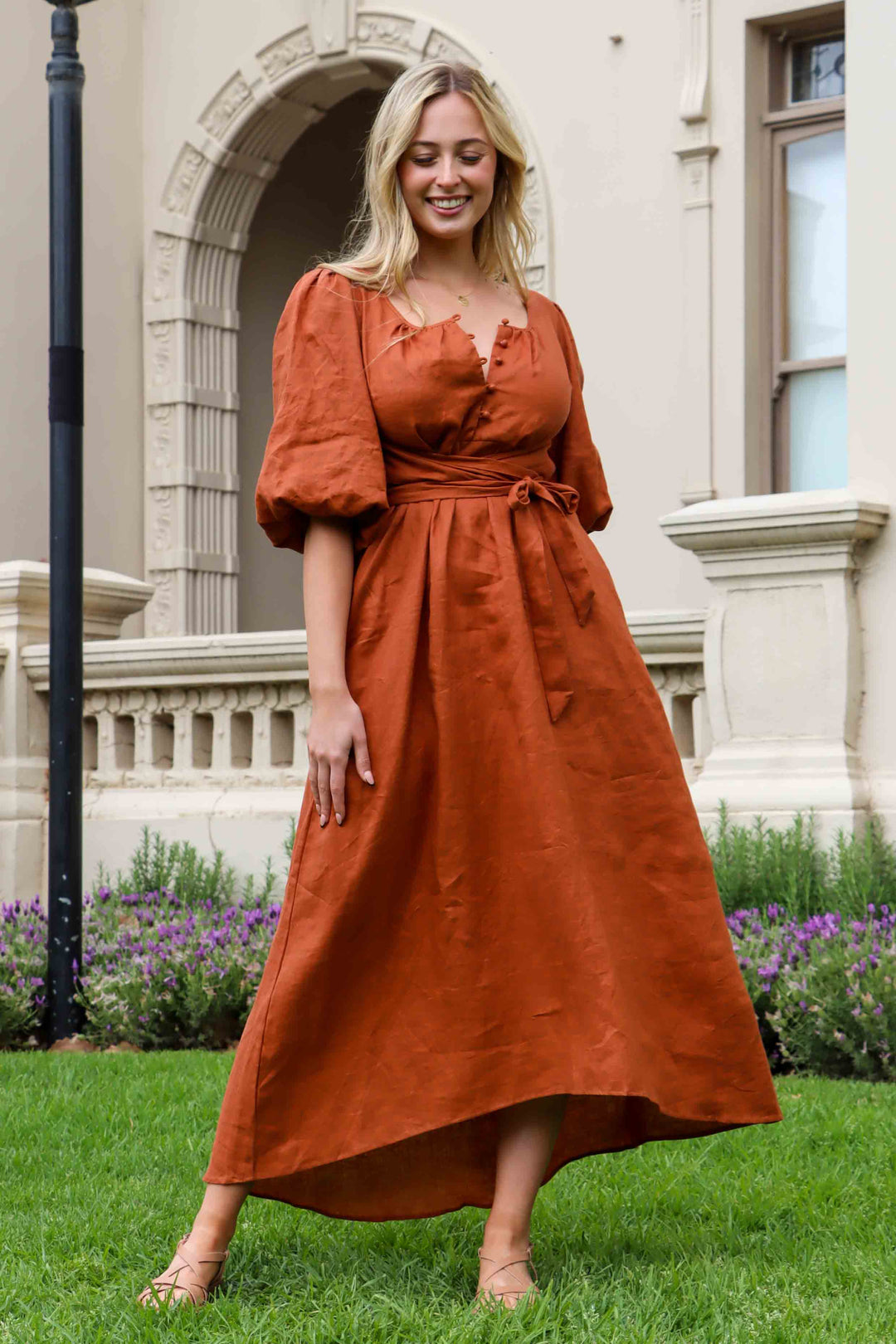 Bella Terracotta Dress