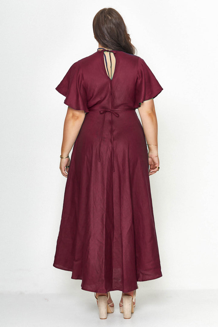 Athena Plum Dress