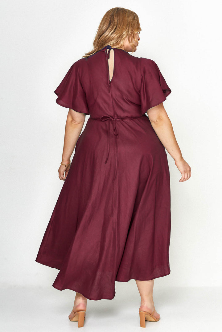 Athena Plum Dress