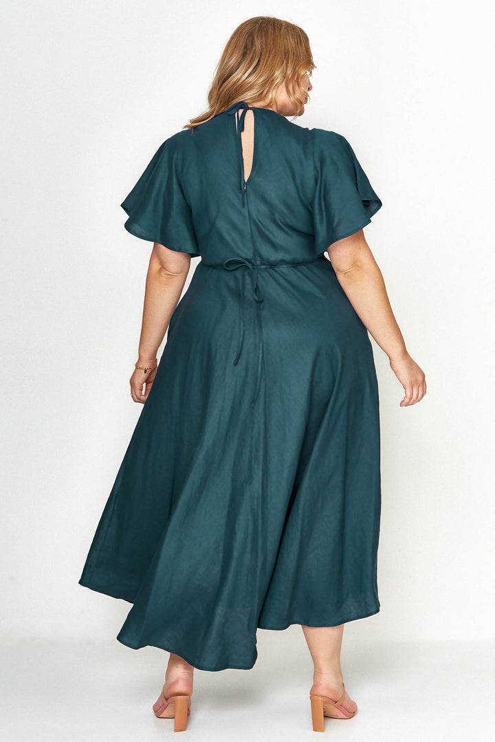 Athena Emerald Dress - Tencel