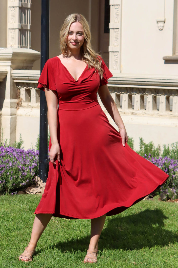 Persephone Crimson Red Dress