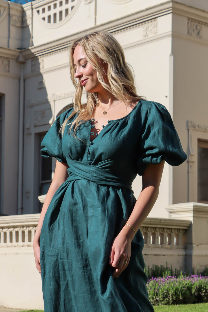 Bella Emerald Dress
