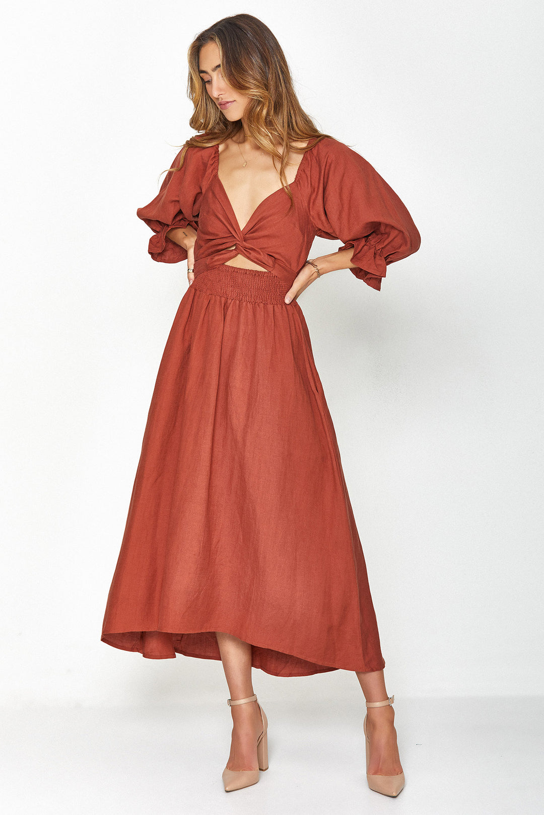 Ever New on X: Forever Favourite, our Charlotte drape maxi dress in Burnt  Sienna is perfect for every occasion. #evernewstyle    / X