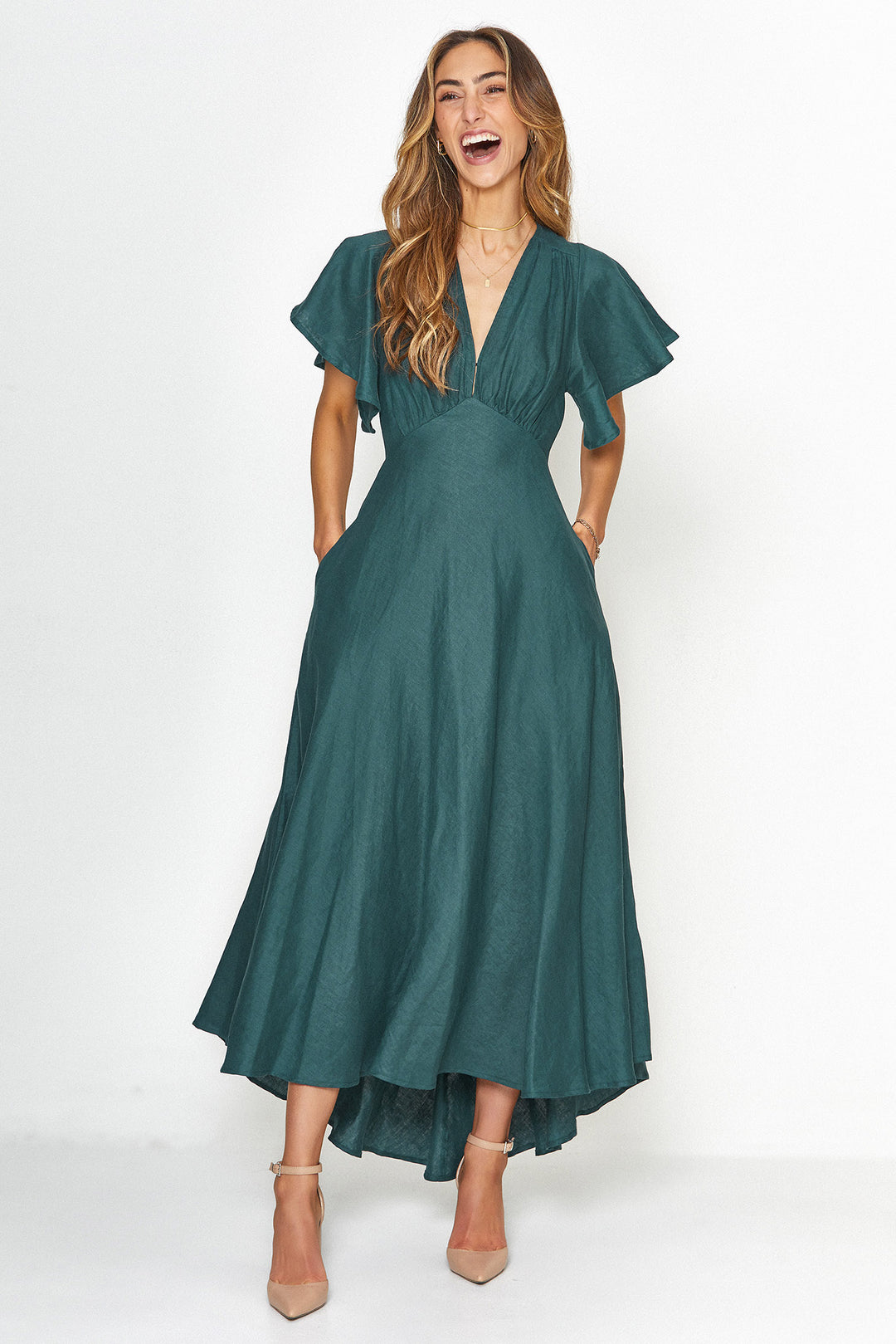 Athena Emerald Dress