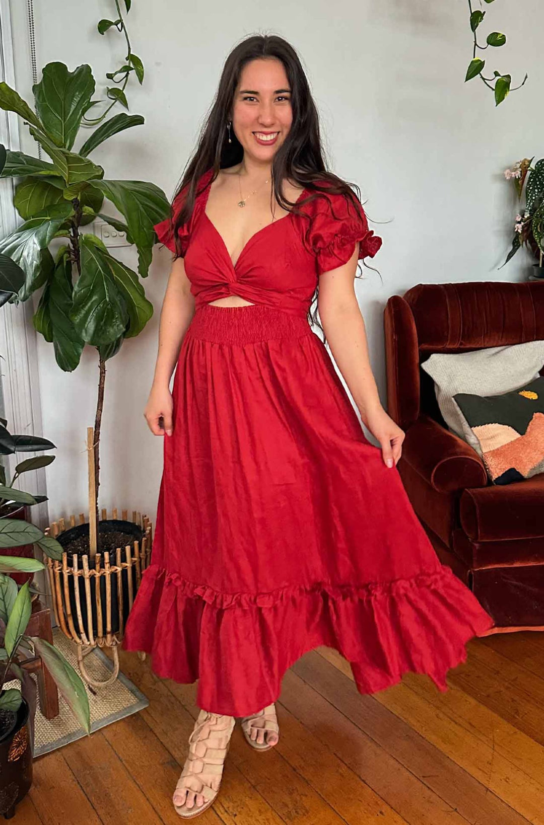 Marianne Crimson Red Dress