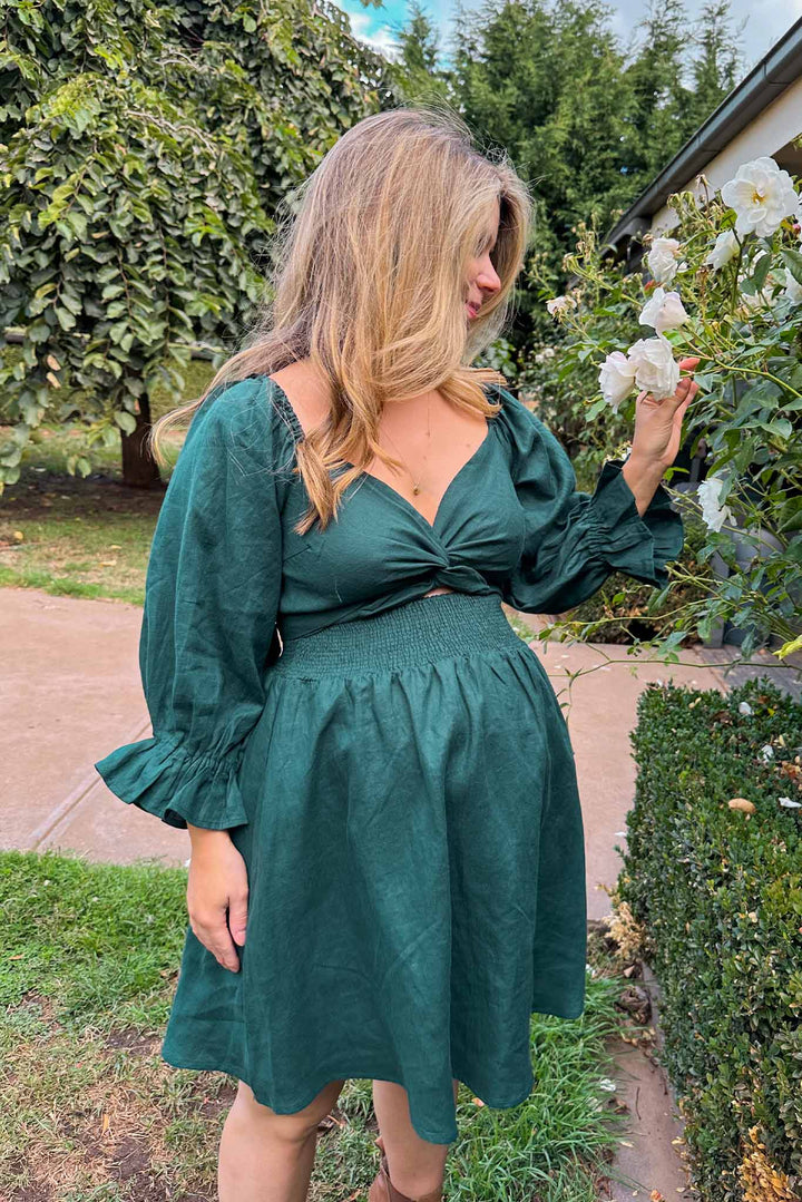 Eloise Emerald Dress