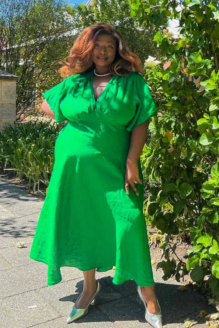 Athena Green Dress