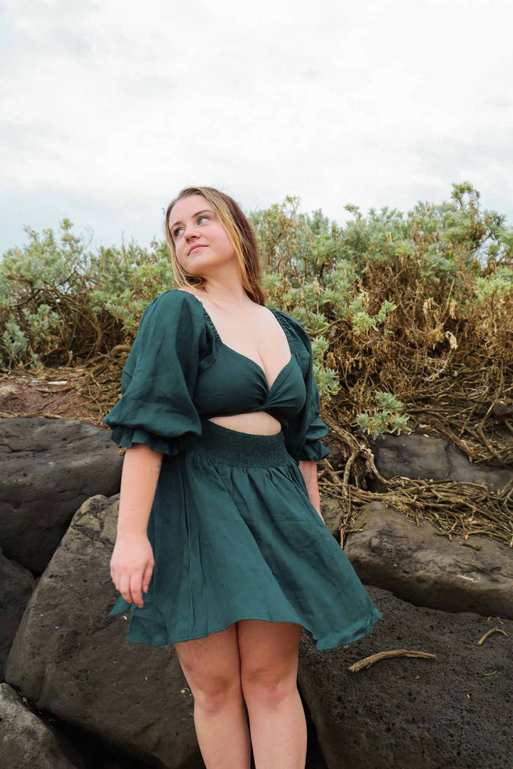 Eloise Emerald Dress